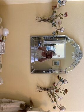ITALIAN TOLEWARE CANDLE SCONCES